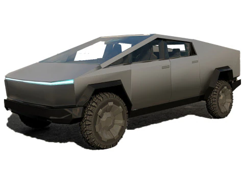 Тесла Кибертрак 2023 3D Модель