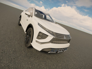Mitsubishi Eclipse Cross 2023 3D 모델