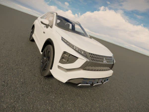 Mitsubishi Eclipse Cross 2023 3D Model
