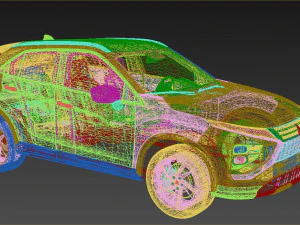 Mitsubishi Eclipse Cross 2023 3D Model