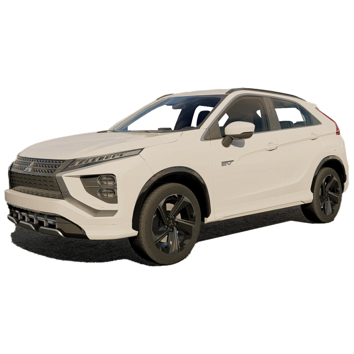 Mitsubishi Eclipse Cross 2023 3D Model .c4d .max .obj .3ds .fbx .stl .blend 