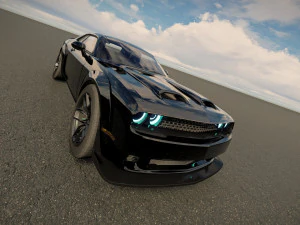 Dodge Challenger SRT Hellcat 2023 3D Model