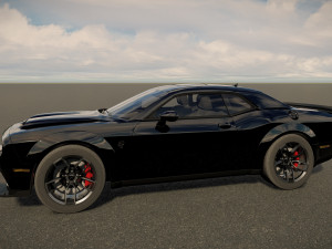 Dodge Challenger SRT Hellcat 2023 3D मॉडल