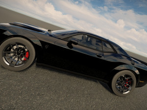 Dodge Challenger SRT Hellcat 2023 3D मॉडल
