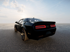 Dodge Challenger SRT Hellcat 2023 3D मॉडल