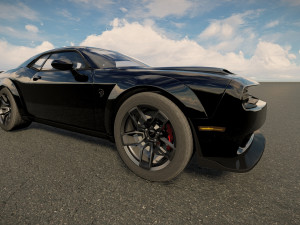 Dodge Challenger SRT Hellcat 2023 3D मॉडल
