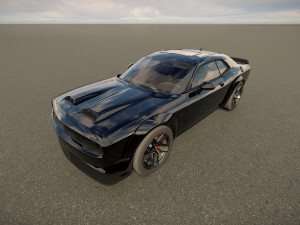 Dodge Challenger SRT Hellcat 2023 3D मॉडल