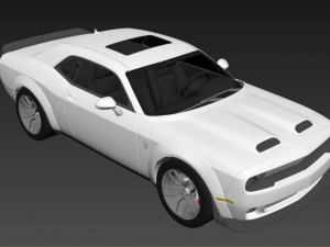 Dodge Challenger SRT Hellcat 2023 3D मॉडल