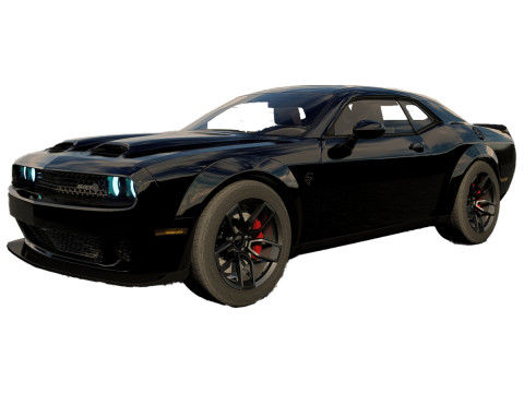 Dodge Challenger SRT Hellcat 2023 Modelo 3D