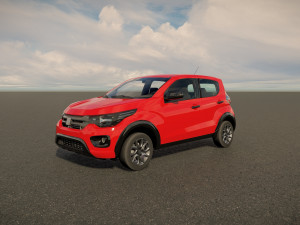 Fiat Mobi 2023 Modelo 3D