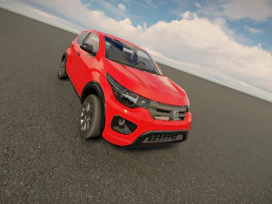 Fiat Mobi 2023 3D Model