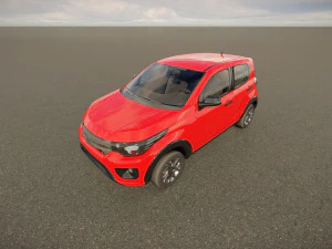 Fiat Mobi 2023 3D Model