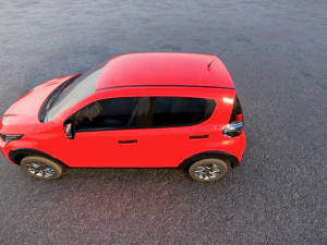 Fiat Mobi 2023 3D Model