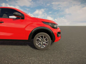 Fiat Mobi 2023 3D Model