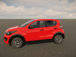 Fiat Mobi 2023 Modelo 3D