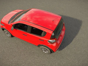 Fiat Mobi 2023 3D Model