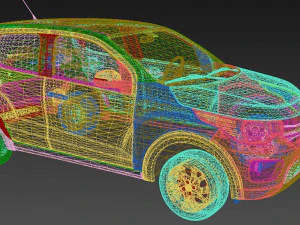 Fiat Mobi 2023 3D Model