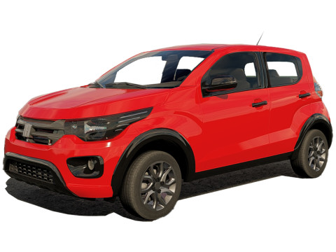 Fiat Mobi 2023 Modelo 3D
