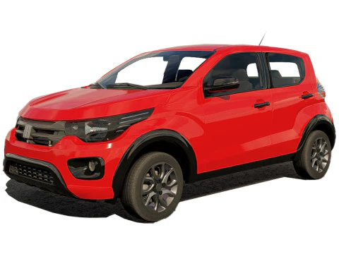Fiat Mobi 2023 3D Model