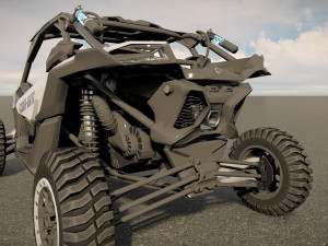 Can-Am Maverick X3 2023 3D 模型