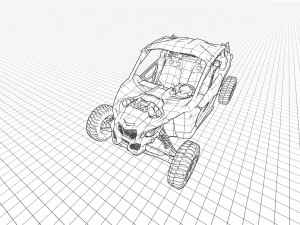 Can-Am Maverick X3 2023 3D 模型