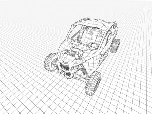 Can-Am Maverick X3 2023 3D Model