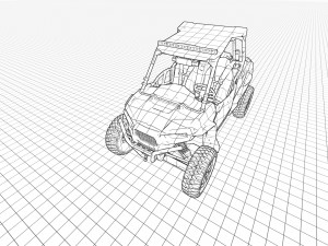 Polaris RZR PRO XP Model 3D