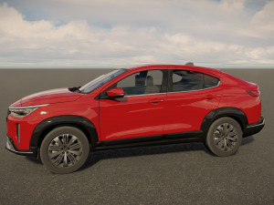 Fiat Fastback Audace 2023 3D 모델