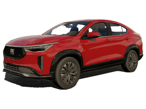 Fiat Fastback Audace 2023 3D Model