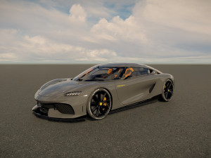 Koenigsegg Gemera 2022 Modello 3D
