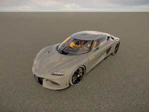 Koenigsegg Gemera 2022 Modello 3D