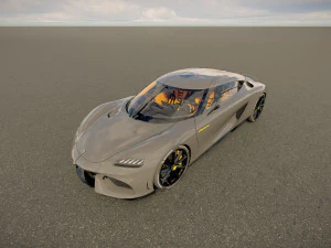 Koenigsegg Gemera 2022 3D Model