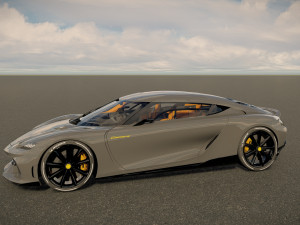 Koenigsegg Gemera 2022 Modello 3D