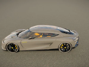Koenigsegg Gemera 2022 3D Model