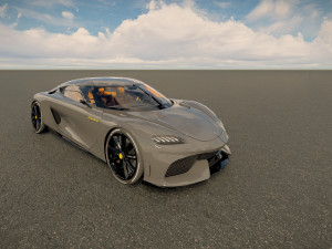 Koenigsegg Gemera 2022 Modello 3D