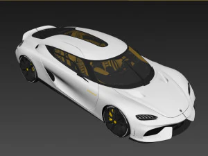 Koenigsegg Gemera 2022 3D Model
