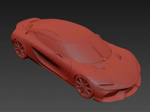 Koenigsegg Gemera 2022 3D Model