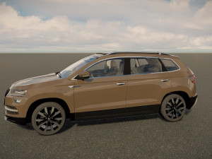 Skoda Karoq 2022 3D Model