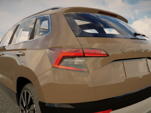 Skoda Karoq 2022 3D Model