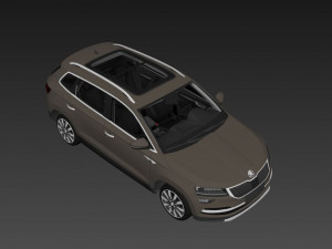 Skoda Karoq 2022 3D Model