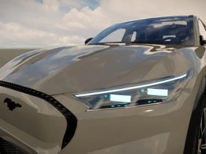 Mustang Mach E 2023 3D Model