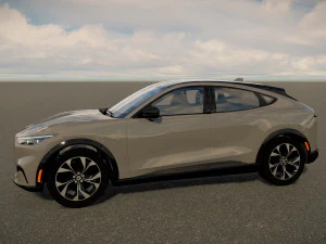 Mustang Mach E 2023 3D Model