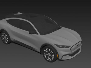 Mustang Mach E 2023 3D-Modell