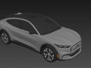 Mustang Mach E 2023 3D Model