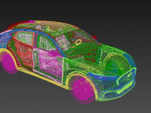 Mustang Mach E 2023 3D Model