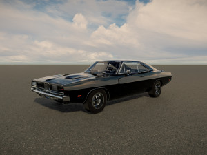 Dodge Charger 1969 3D Model