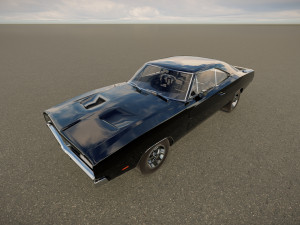 Dodge Charger 1969 3D Model