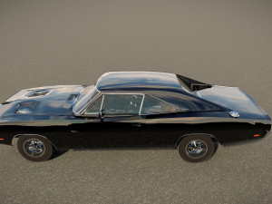 Dodge Charger 1969 3D Model