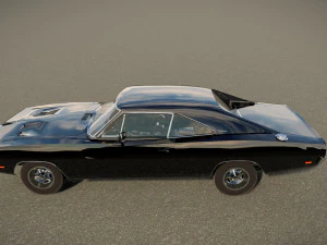 Dodge Charger 1969 3D Model