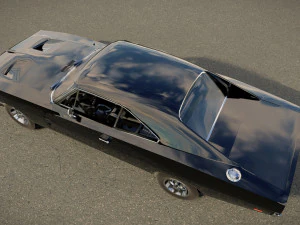 Dodge Charger 1969 3D Model